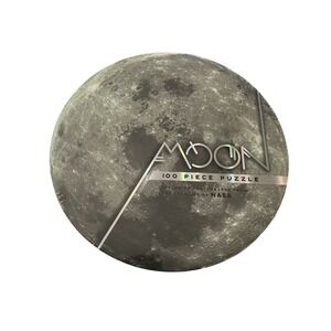 Moon 100 Piece Round Puzzle Featuring NASA Photography